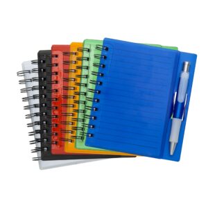 Caderno Plástico com Caneta Personalizado Ref. 11193