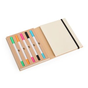 Bloco de Anotações com 5 Canetas Personalizado Ref. SCX-19038
