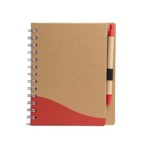 Caderno Ecológico com Caneta Personalizado Ref. SCX-06098
