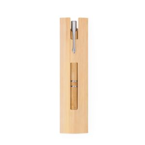 Caneta Ecológica de Bambu Personalizada Ref. SCX-08250