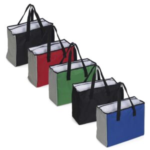 Sacola Poliéster 25L Personalizada com Bolso Térmico Ref. SCX-18606