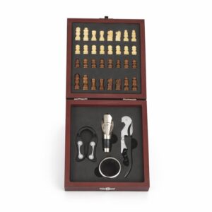 Kit Vinho Xadrez 4 Peças Personalizado - Ref. SCX-19125