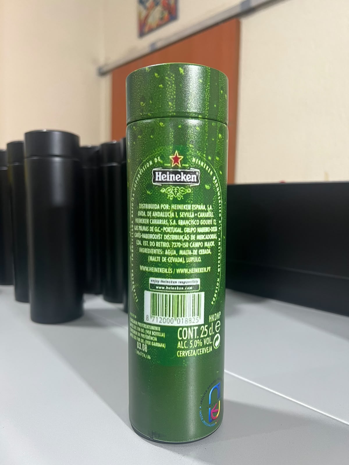 Garrafa Térmica Personalizada Heineken 500ml - Imagem 2