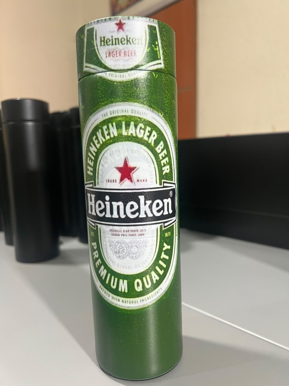 Garrafa Térmica Personalizada Heineken 500ml