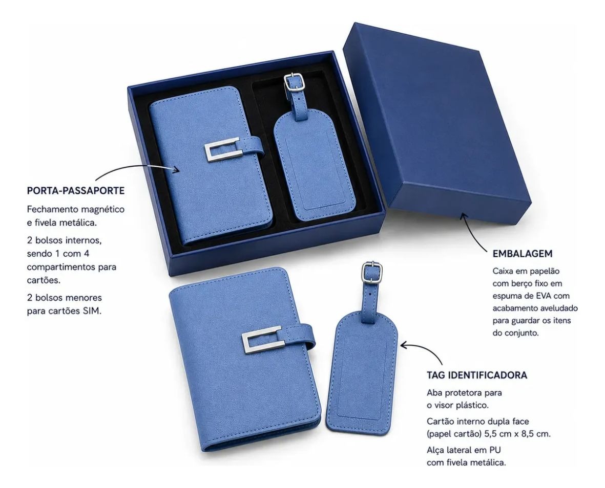 Kit Viagem 2 Peças Personalizado Ref. SCPX-19146 - Imagem 2