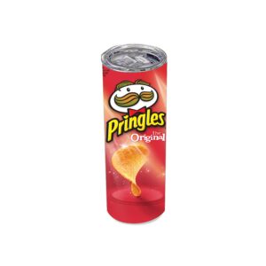 Copo Térmico Retrô 600ml em Inox – Estampa Inspirada na Pringles